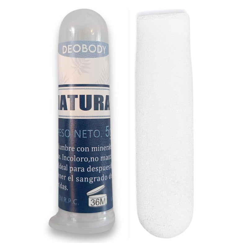 [Australia] - Blood cutting, hemostatic and astringent pen. Pack (12 units of 5g), ideal after shaving or for any superficial cut. 100% Natural Alum Stone. 