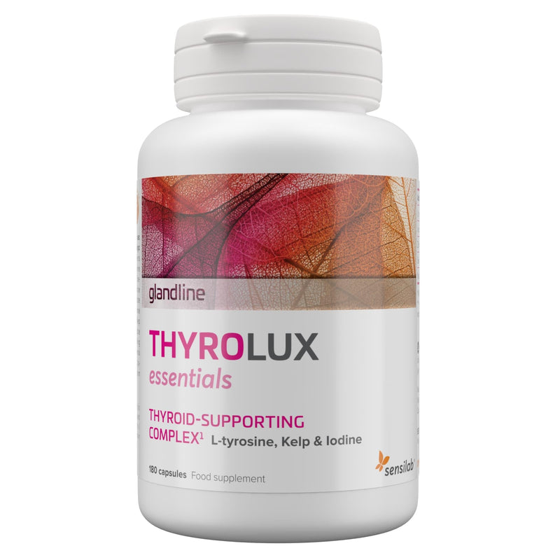 [Australia] - Iodine tablets - Thyroid - Iodine 150µg - Zinc, Selenium, L Tyrosine, Manganese - Plant origin - 180 capsules High dosage for 180 days - Thyrolux Sensilab 