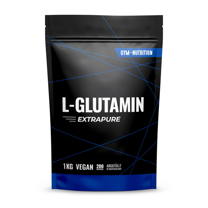 [Australia] - L-Glutamine Powder 1000g / 1kg - Ultra-pure powder extra high dosage - Glutamine powder - Laboratory tested and vegan - Made in Germany 1kg - Neutral taste Naturally tasteless 1000g (pack of 1) 