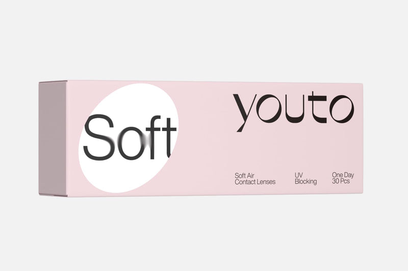 [Australia] - youto soft daily lenses, pack of 30, daily contact lenses, UV protection and high wearing comfort, BC 8.7 mm, DIA 14.2 mm -2.00 diopters 