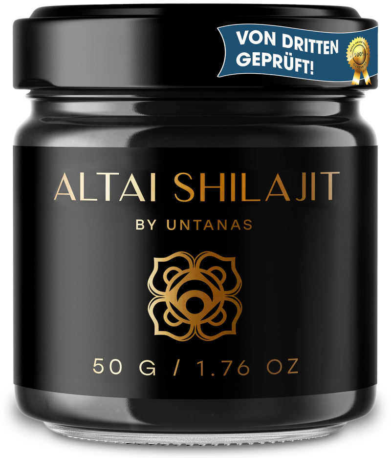 [Australia] - Altai Shilajit Resin - 50g High Dose Pure Shilajit, 87+ Minerals, Fulvic Acid - Heavy Metal Tested & Cold Water Filtered - Natural - For Energy & Clarity - 4 Month Supply 