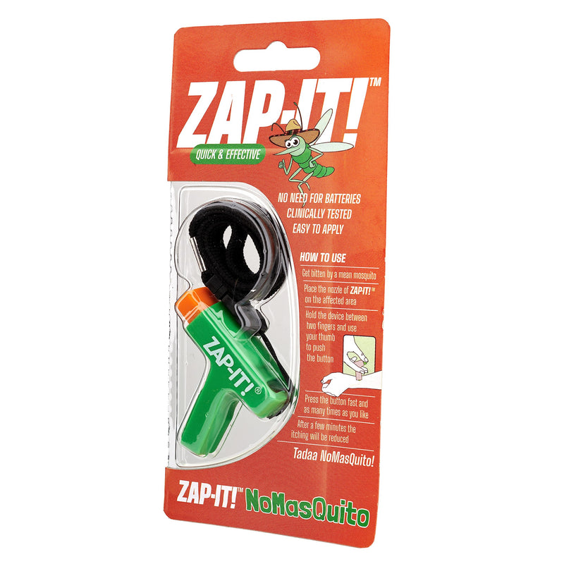 [Australia] - NoMasQuito (Zap-It!) - NoMasQuito (Zap-It!) Green & Orange, Fast and Effective Mosquito Bite Relief Device - 1 Piece 