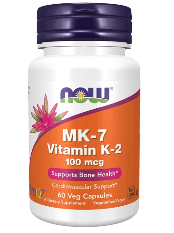 [Australia] - NOW Foods MK-7 Vitamin K-2, 100mcg - 60 vcaps 