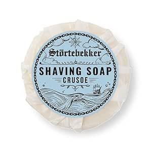 [Australia] - Störtebekker® Premium Shaving Soap Crusoe 70g - Handmade soap for rich shaving foam - Perfect for shaving with safety razors and straight razors - Vegan shaving soap for women and men 70 g (pack of 1) 