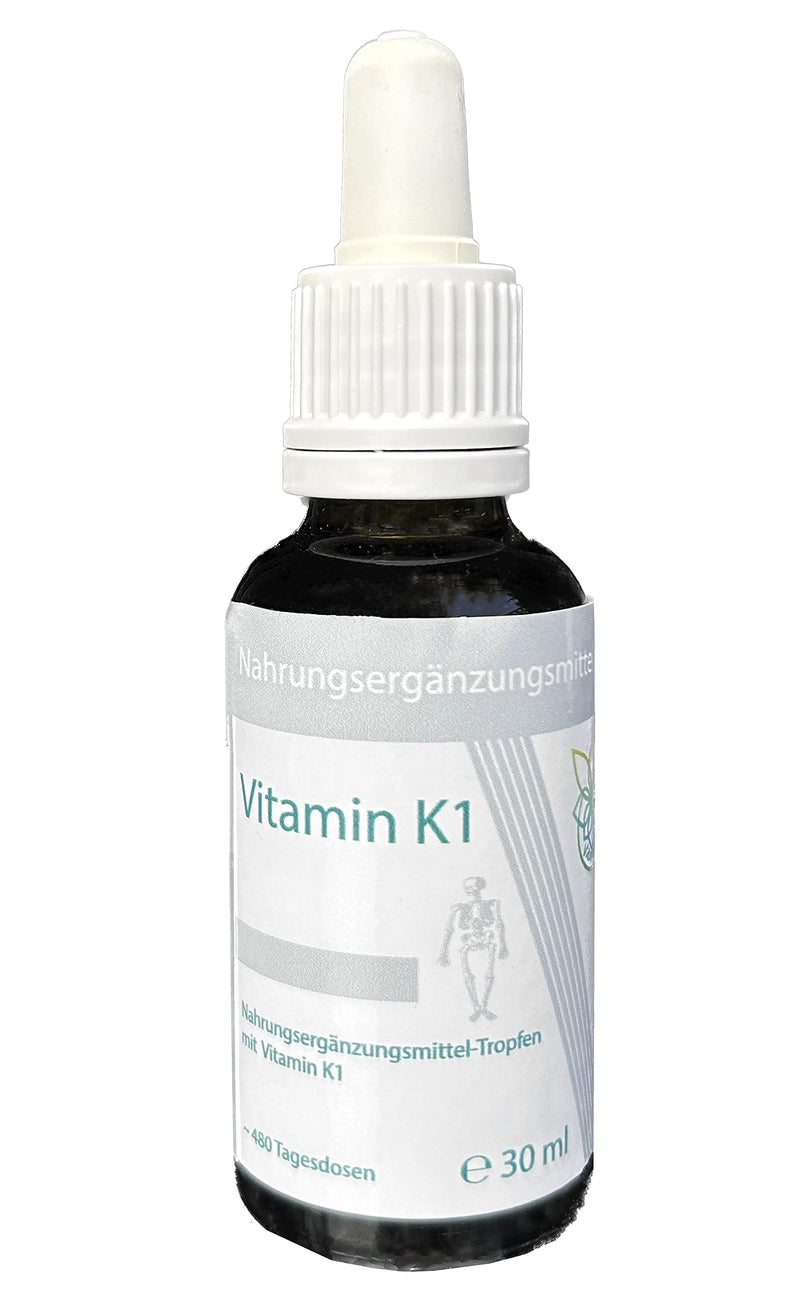 [Australia] - VITARAGNA Vitamin K1 liquid drops, Phytomenadione K drops - high-dose liquid dissolved in olive oil, 30 ml, 480 daily doses 