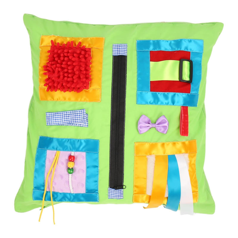 [Australia] - Pyhodi Dementia Pillow, 2 Sided Fidget Sensory Blanket, Fidget Pillow, Sensory Pillow for Alzheimer's, Asperger's, Autism Dementia Patients, Removable Gadgets, Shoelaces, 