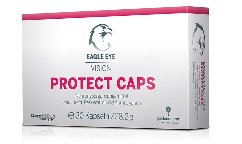 [Australia] - Eagle Eye Protect Caps - with 15mg quality raw material FloraGlo lutein and zeaxanthin - 30 capsules with anthocyanins and resveratrol for vision and eye health 