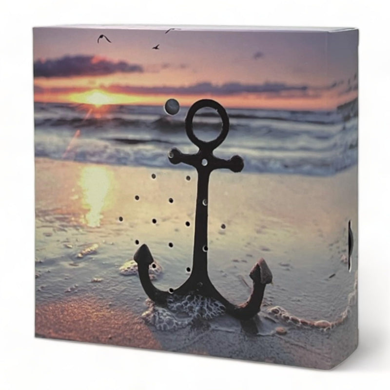 [Australia] - MIJOMA sound box with sea sounds - soothing relaxation for your home | Speakers, motion detectors & ON/OFF switch | Ideal for bathroom, hallway, office & living room | 12x12cm (Maritime) Maritime 