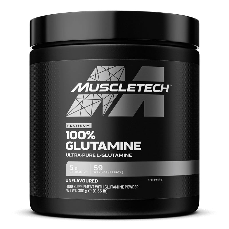 [Australia] - MuscleTech Platinum 100% Glutamine Unflavored 300g EU (RB) 