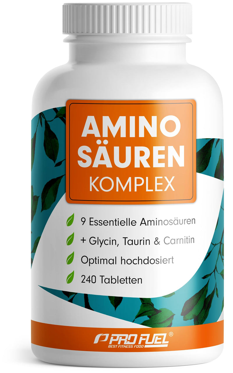 [Australia] - High-dose amino acid complex - 240 tablets - 6,000 mg amino acids per day - 9 essential amino acids + 3 co-factors: taurine, carnitine & glycine - laboratory tested with certificate - 100% vegan amino acid complex 284 g (pack of 1) 
