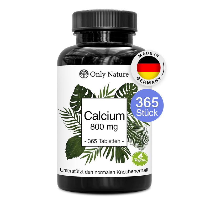 [Australia] - Calcium tablets (365 pieces) with 800 mg per daily dose - 100% vegan - without additives - produced in Germany & laboratory tested - high-dose calcium - calcium 