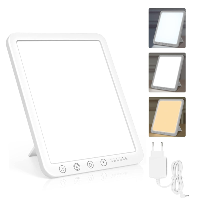 [Australia] - Sotipevs daylight lamp 15000 lux, UV-free LED light therapy lamp daylight, LED daylight lamp, touch control sunlight lamp, full spectrum lamp for home/office 15000lux 