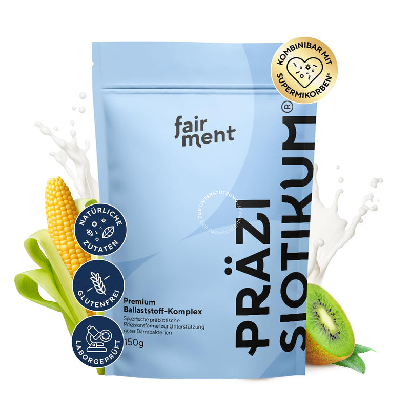 [Australia] - fairment Präziotitikum® - Premium fiber complex | Easy to use | Developed with experts | Without additives | Lactose-free, gluten-free | 30 day supply | 150g fiber powder 1 pack 