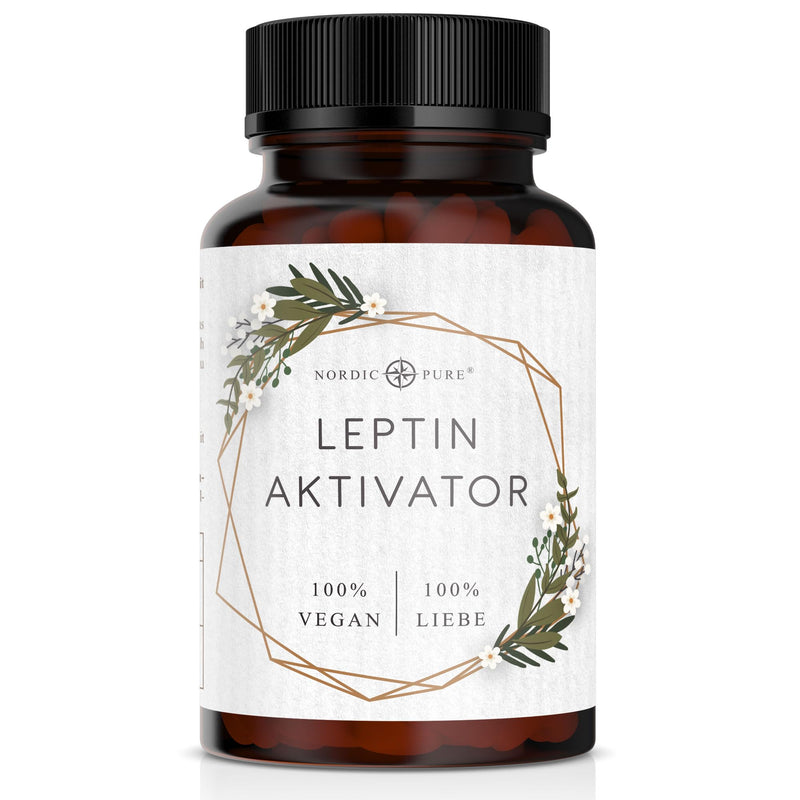 [Australia] - Leptin activator capsules high dosage for leptin cure | Highest quality from Nordic Pure | Leptin metabolism cure | Natural support | 21 day cure with Leptinonol | Hormone-free 