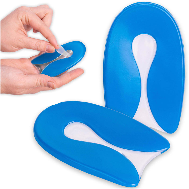 [Australia] - SULPO heel spur insoles - Achilles tendon insoles - heel spur insoles gel - heel cushion for shoes - gel insoles heel - women, men, children - silicone heel wedge, heel pad gel soles 40 - 46 1 pair 