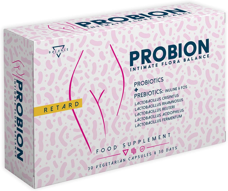 [Australia] - BALANCE NUTRITION Lactic Acid Bacteria Vagina Probiotics Women Vaginal Probiotics Dietary Supplement Prebiotics Helpful to Increase Wohlerghens Bacterial Vaginal Flora 30 Capsules 