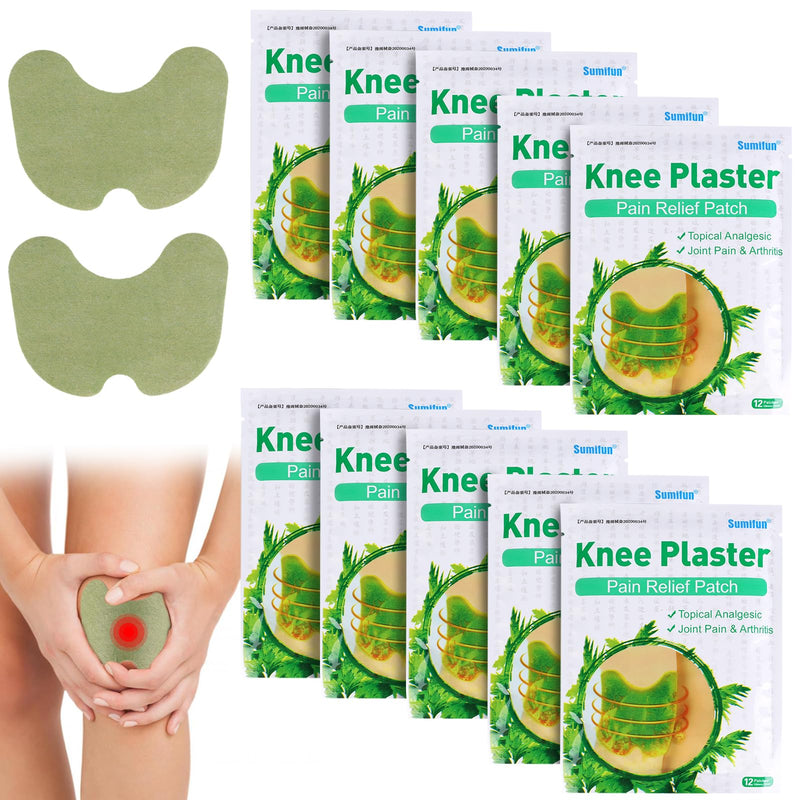 [Australia] - PZJFH Pack of 120 Pain Relief Patch, Pain Relief Patch, Wellness Pain Relief Patches Knee Pain Plasters Pain Relief Plasters for Knees, Back, Neck Muscle Soreness 