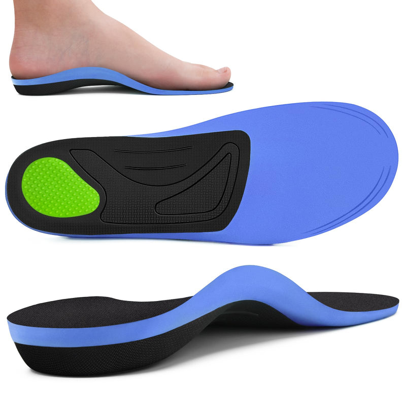 [Australia] - Orthopedic insoles, plantar fasciitis insoles, for flat feet, foot pain, heel spurs, shoe insoles orthopedic for men and women, cuttable size, M (EU M'S39-41/W'S41-43, 26.5cm-27.5cm) M (EU M'S39-41/W'S41-43) 26.5cm-27.5cm 