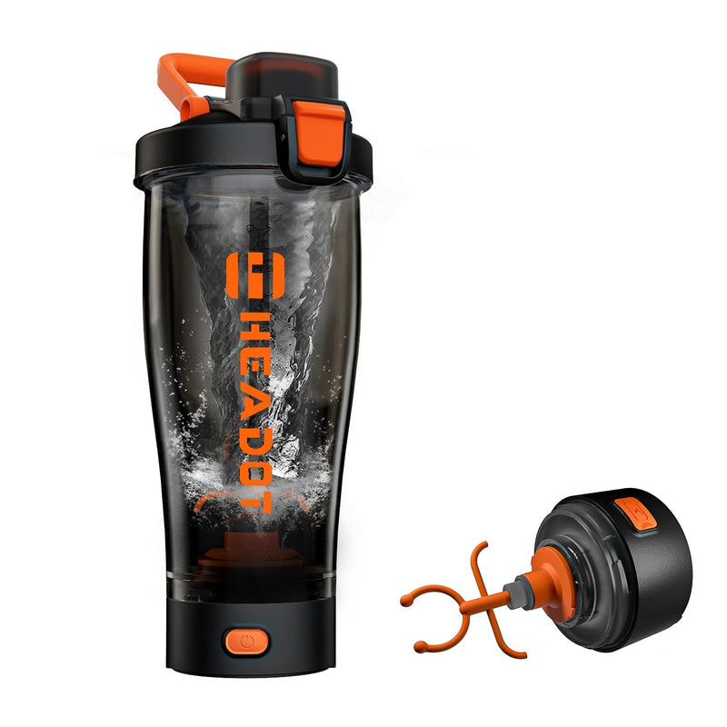 [Australia] - HeaDot Electric Protein Shaker Bottle, Shaker Cup for Protein Shakes and Meal Replacement Shakes, Rechargeable Type C Blender Bottles, BPA Free, Made from Tritan, 680ml 