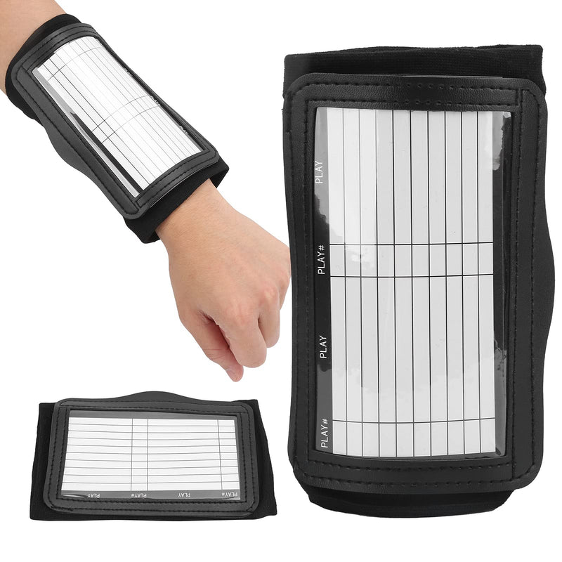 [Australia] - Football Wrist Playbook, Football Bracelets Playbook Bracelet Wrist Football Football Card Holder Wristband for Football Baseball Softball All Sports 