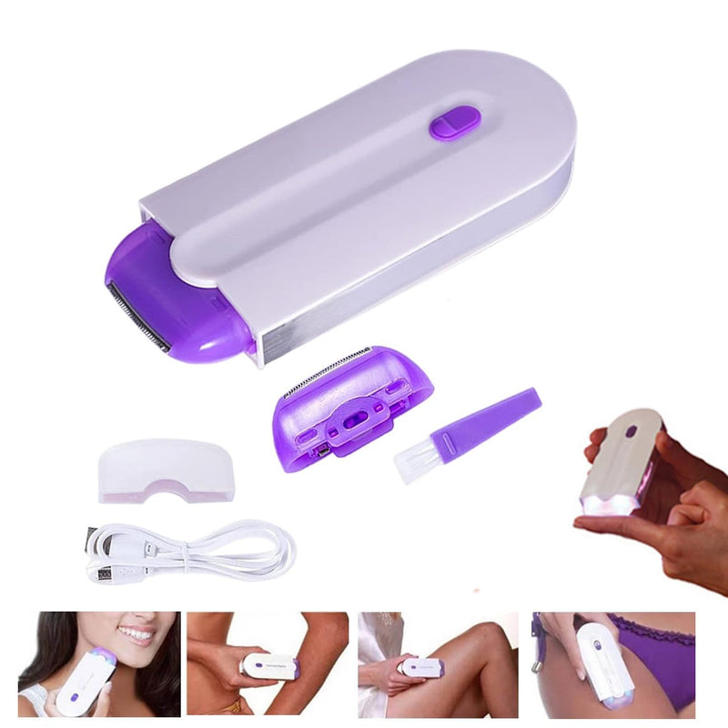 [Australia] - COJJ Silky Smooth Hair Eraser Painless Hair Removal, Professional Painless Hair Remover for Wommen, Laser Touch USB Rechargeable Epilator Remover, Apply to Any Part of The Body (1pcs) 