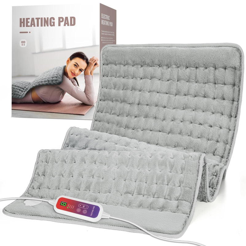 [Australia] - Electric heating pad, Orthland 100x50cm Extra large heating pad with automatic switch-off 4 timers Fast heating Electric heat pad Machine washable for back, neck, shoulders and stomach 43x84cm 