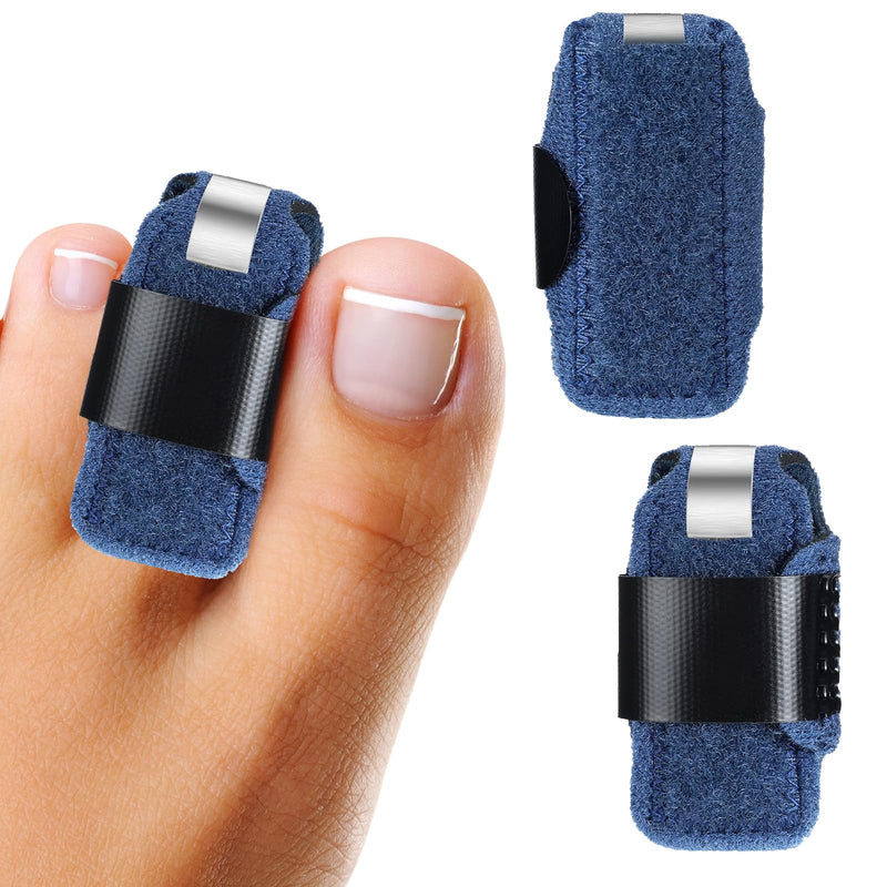 [Australia] - LINXIU Toe Splint Hammer Toe Toe Straightener Toe Straightener for Support and Toe Fixation Toe Stretcher for Broken Toes Claw Toes Pack of 2 