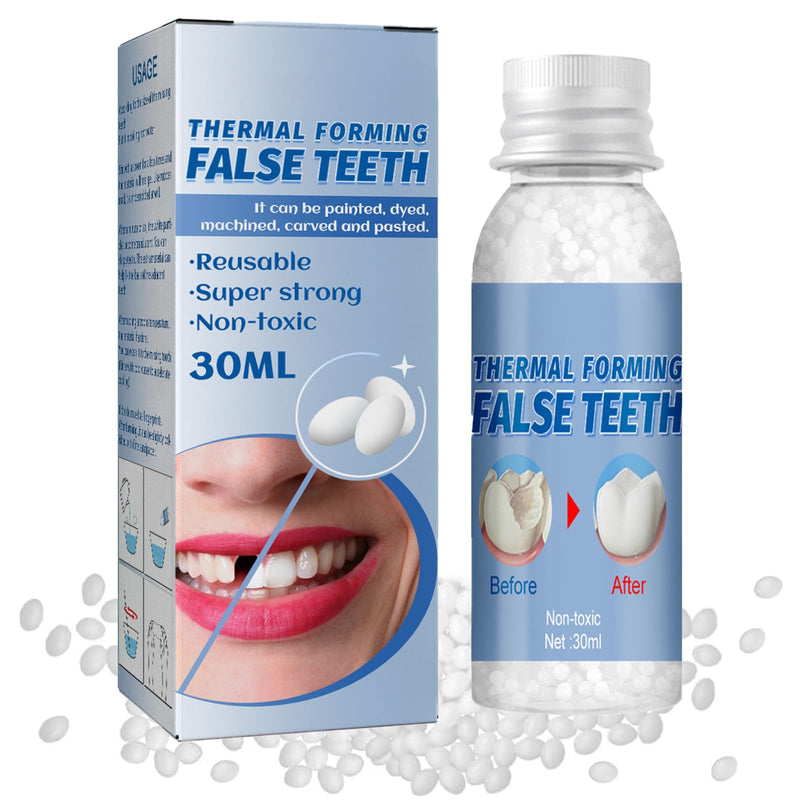[Australia] - Tooth repair set, make your own dentures, tooth repair set, polymorphic teeth, dentures, temporary teeth, dentures for clipping on, artificial teeth, fake teeth, dental filling 