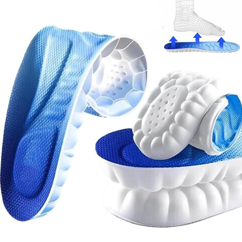 [Australia] - SOLO ACTFIT Comfort Sports Insoles Shoes Soles Women Men Orthopedic Insoles Foot Pain Relief Plantar Fasciitis Flat Feet Soles Shoes Insoles Soft Cushioning Hiking Shoes Blue 41-42 