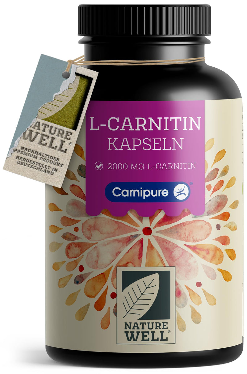 [Australia] - L-Carnitine capsules 150x - L-Carnitine high dose with 2000 mg L-Carnitine made from 100% Carnipure® Carnitine - pure L-Carnitine in premium quality - without unwanted additives - laboratory tested and 100% vegan 1x 150 capsules 
