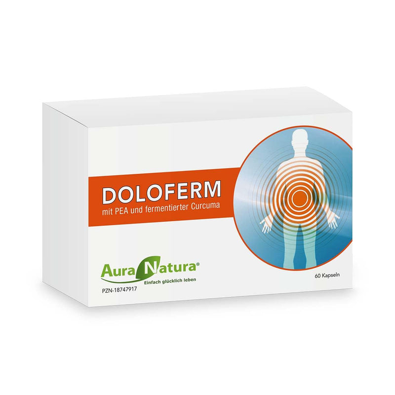 [Australia] - Aura Natura Fermentura Doloferm - with PEA (palmitoylethanolamide), PQQ, MSM, rosehip extract and fermented turmeric - 60 capsules 