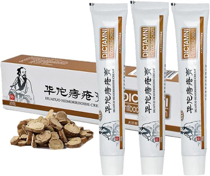 [Australia] - 3PCS Hemorrhoids Ointment, 20g*3 Chinese Herbal Hemorrhoids Cream, Natural Herbal Hemorrhoids Cream, Hemorrhoids Suppositories Hemorrhoid Cream External Hemorrhoids Soothes 