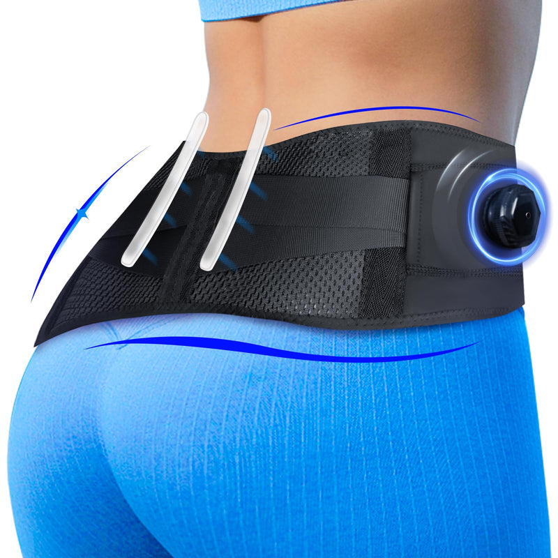 [Australia] - MOSKESON Unisex sacroiliac hip belt to relieve sciatica, back, pelvis, leg and sacral nerve pain caused by dysfunction of the sacroiliac joint (M, 82-115cm) M 
