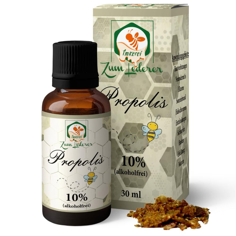 [Australia] - Propolis drops without alcohol - from the beekeeper - Propolis for children, animals and adults - 10% propolis extract from Germany - Propolis drops without alcohol (30ml, 30, milliliter) 30 ml (pack of 1) 30.0 