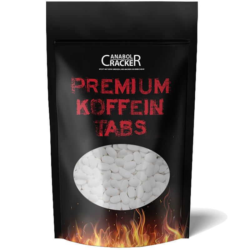 [Australia] - 550 tablets of premium caffeine tabs, caffeine/caffeine, 200 mg - high dose, caffeine energy, vegan, without gelatine 