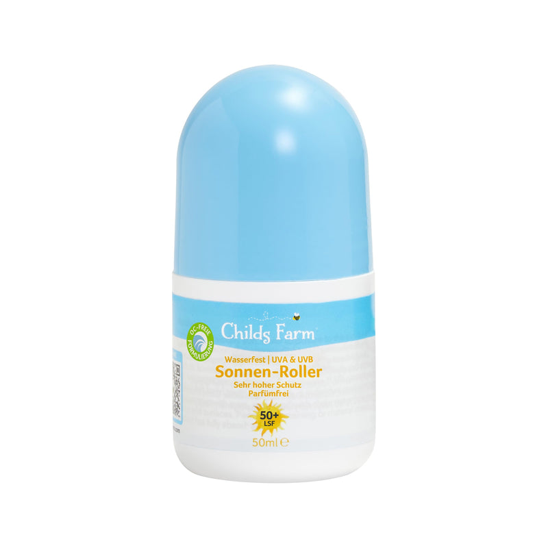 [Australia] - Childs Farm Sun Roller for Children and Babies, Very High Protection with SPF 50+, Waterproof, UVA and UVB Protection, 50ml | Suitable for dry, sensitive or eczema-prone skin 