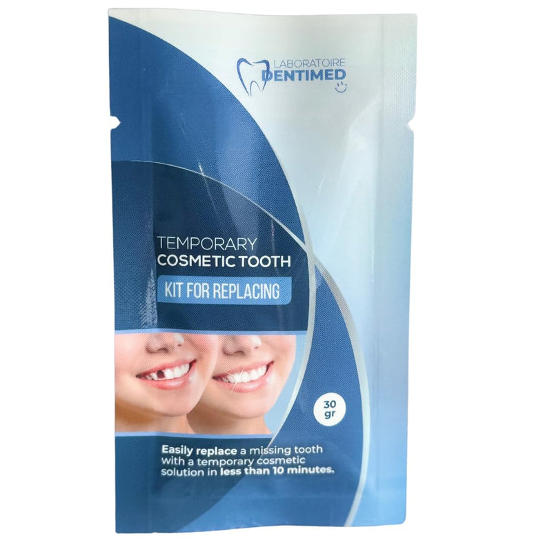 [Australia] - DENTIMED temporary dentures for clipping on - Temporary dentures for clipping on - Tooth repair set for temporary tooth prostheses - Artificial & false teeth for clipping on - cosmetic tooth 