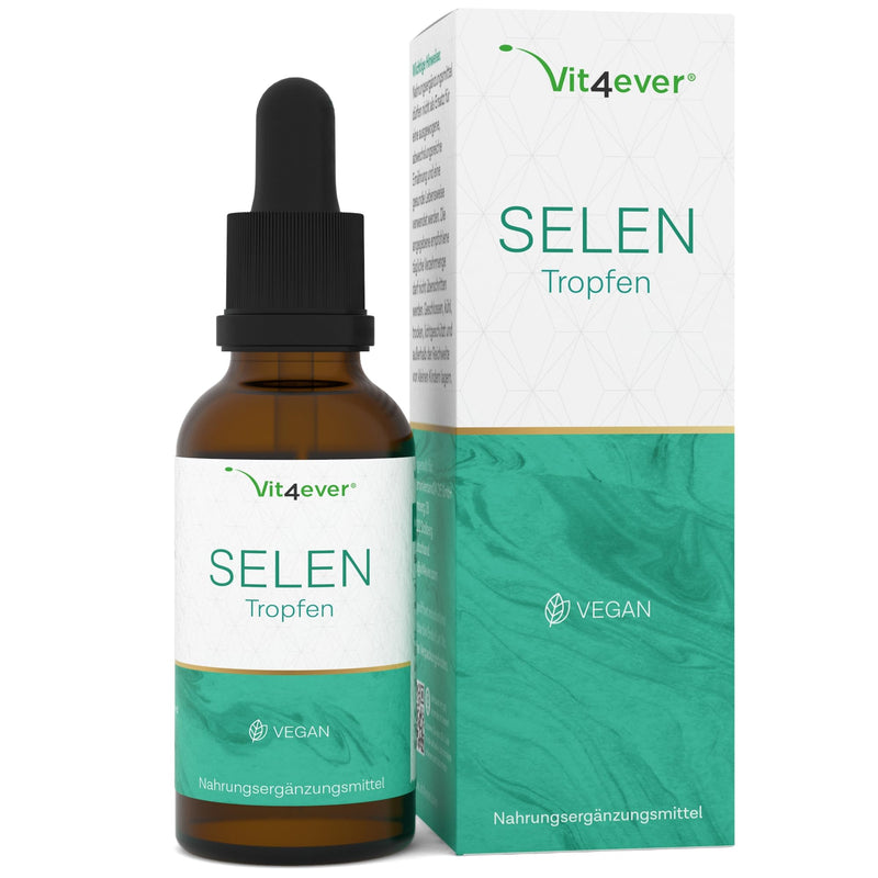 [Australia] - Selenium drops - High dosage with 100 µg per drop - 50 ml - Premium: Natural sodium selenite - Selenium liquid - Vegan - Premium quality 
