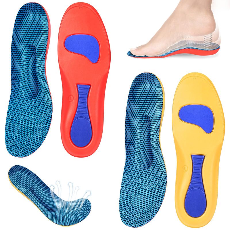 [Australia] - 2 pairs of orthopedic insoles, heel spur insoles, arch splayfoot insoles for plantar fasciitis, comfort arch support insoles for men and women, orthopedic insoles for men and women 41-42 