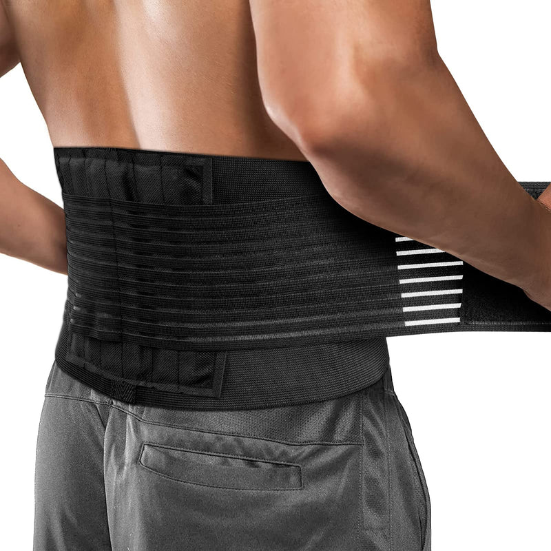[Australia] - ACWOO back bandage, back support belt for men and women, breathable back strap, back support for sports, back bandage relieves back, anti-sweat lumbar belt, back support belt (M) M 