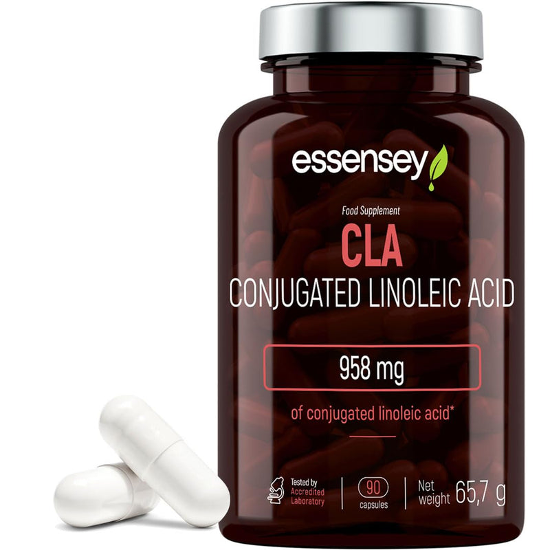 [Australia] - ESSENSEY - CLA capsules I 958 mg per recommended daily dose I 90 capsules I For vegetarians I 120 daily doses I Cellulose capsule 