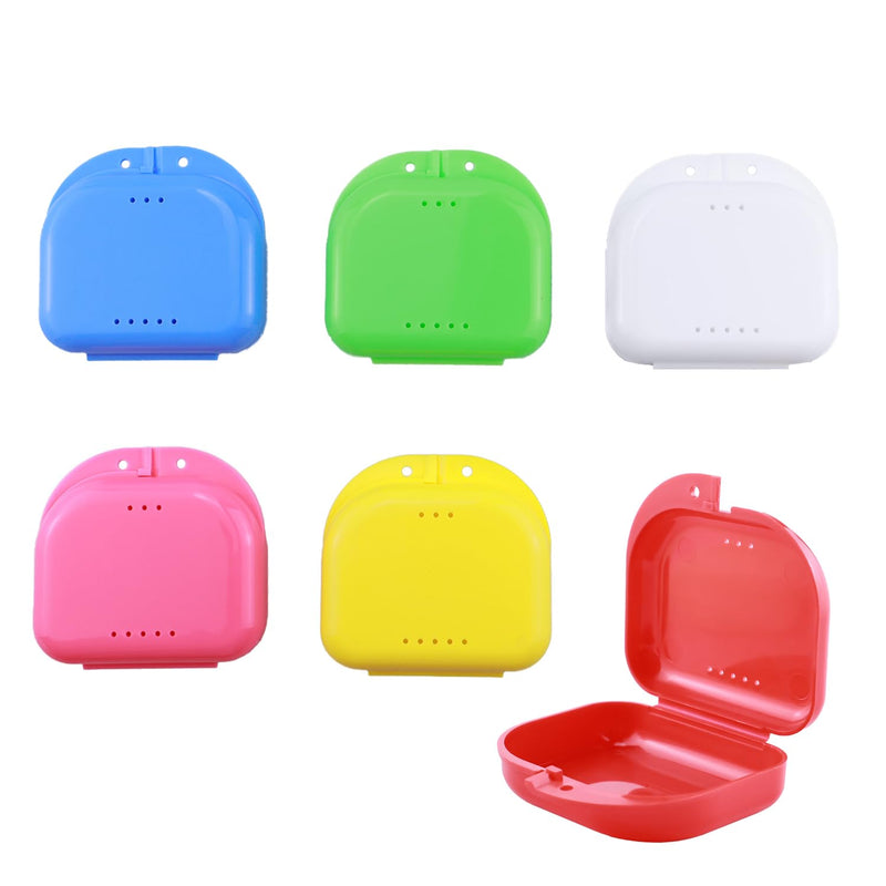 [Australia] - Pack of 6 braces box, denture box, tooth splint box, braces box, denture storage, for denture box, denture box, funny bite splint, grinding splint 