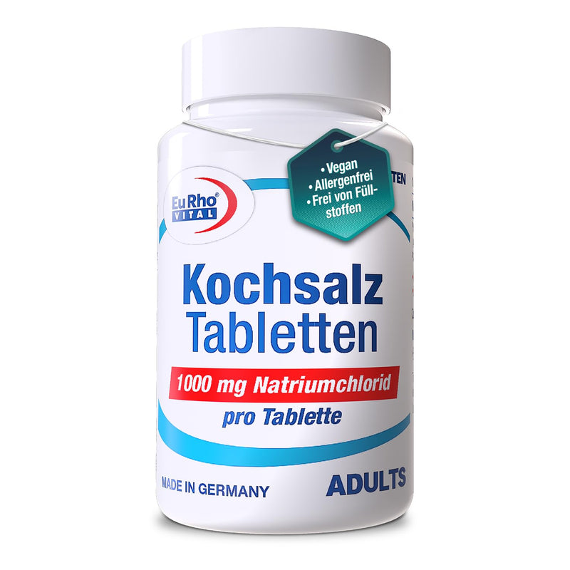[Australia] - Saline tablets | Highly dosed with 1000 mg sodium chloride | Supply pack with 100 tablets 
