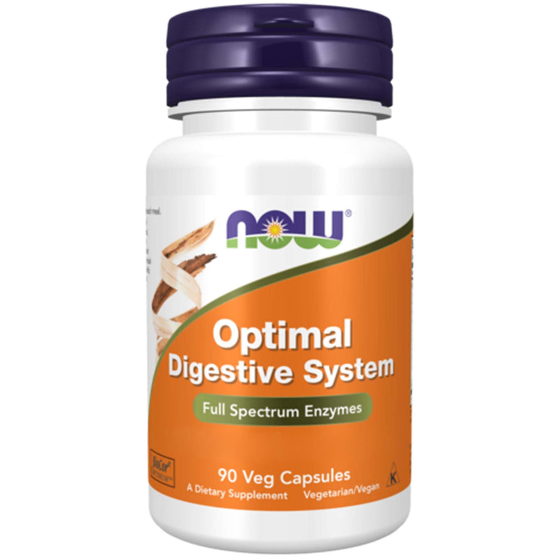 [Australia] - Now Foods, Optimal Digestive System, 90 vegan capsules, laboratory tested, soy-free, gluten-free, non-GMO, vegetarian 