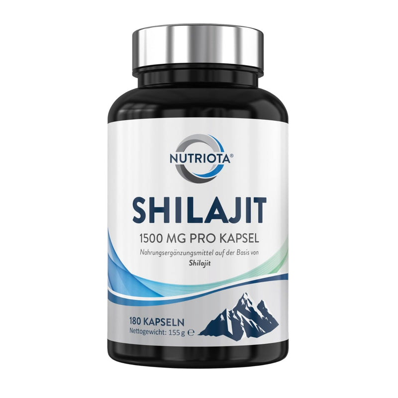 [Australia] - Shilajit capsules: High-dose, original Mumijo Shilajit extract 1500mg (10:1) - 180 vegan capsules - Natural source of trace elements, fulvic acid and humic acid - Made in Great Britain 