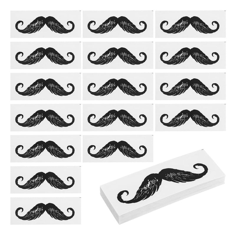 [Australia] - minkissy Nose Wax Kit 100 Pieces Nose Hair Removal Waxing Mustache Beard Guard Artificial Wax Mustache Protective Sticker for Men Style A 1 Piece (Pack of 1) 