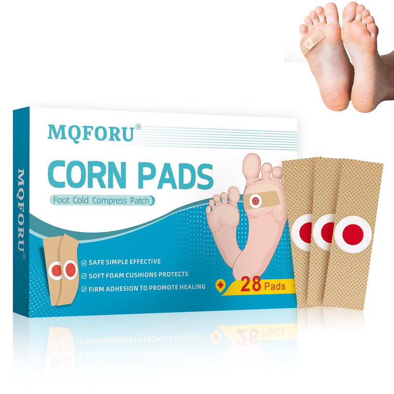 [Australia] - Corn plaster plaster, 28 pieces corn remover pads, corn plaster plaster, corn remover pads, pressure protection plaster for treating corns 
