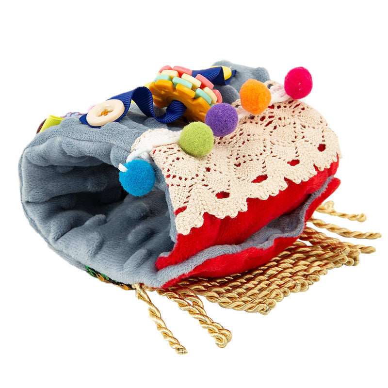 [Australia] - Nest blanket for dementia sufferers, seniors and dementia employment hands, therapy product for Alzheimer's, Alzheimer's, dementia, Asperger's, anxiety, autism games for dementia sufferers, hand spinning top to reduce anxiety (blue) blue 
