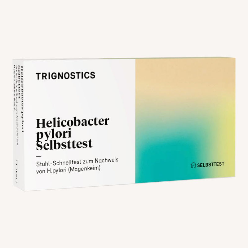 [Australia] - TRIGNOSTICS Helicobacter pylori self-test | 1 stool test for at home without a laboratory | Rapid test for stomach/intestinal health for complaints such as gastritis | reliable and precise detection of H. pylori 