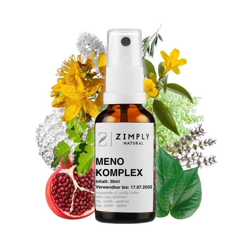[Australia] - ZIMPLY NATURAL® Meno Complex Spray, herbal remedy for menopausal symptoms and menopause - hormone-free, vegan, 30ml 